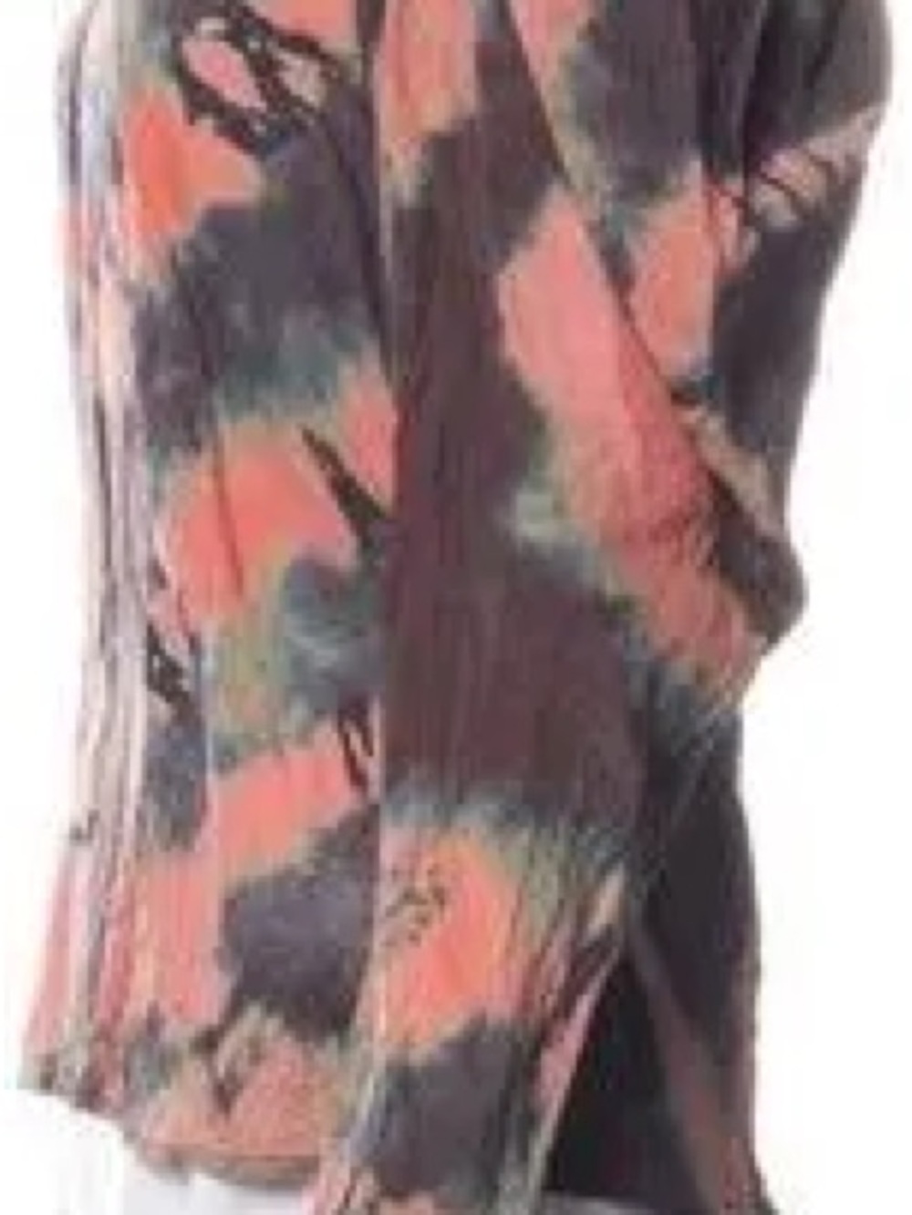 ULLA JOHNSON Rosewood 100% Silk Tie Dye Ora Long Sleeve Blouse - Picture 5 of 9